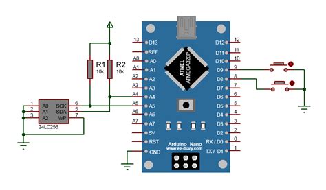 arduino nano i2c example.